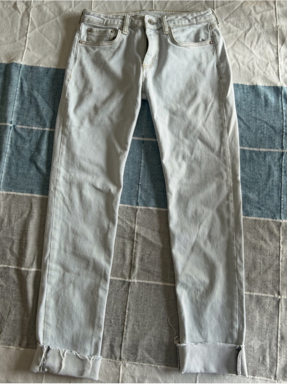 rag & bone Dre Low-Rise Boyfriend- Ditch Plains - Picture 4 of 14